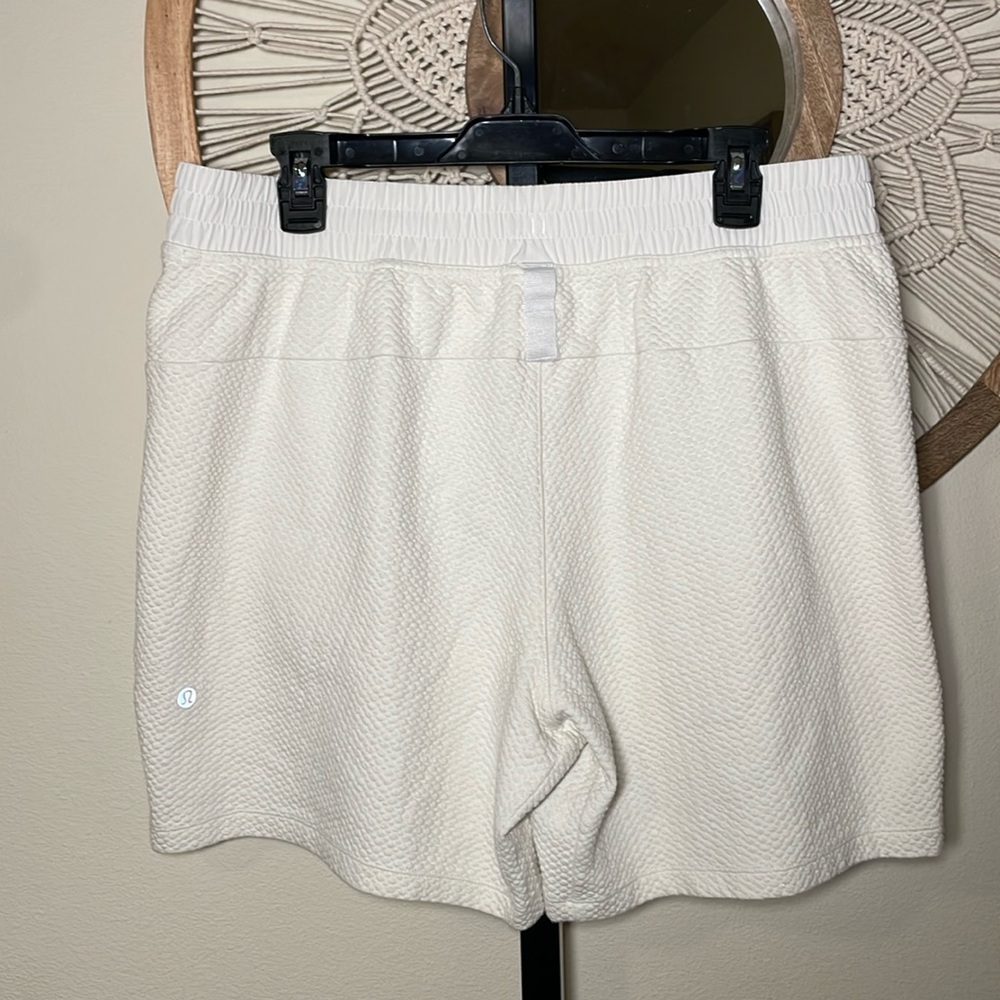 lululemon athletica Cream Athletic Shorts